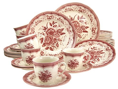 Creatable , 19427, seria Victorian Pink 30-częściowy serwis kombi 19427