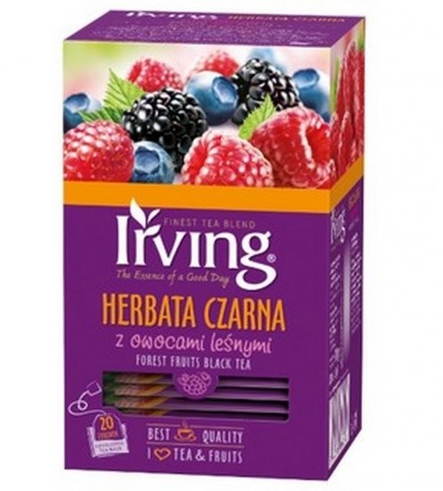 Irving Herbata ekspresowa czarna owoce leśne 20szt.