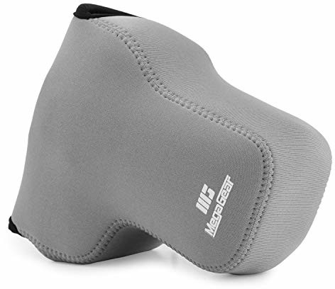 MegaGear MegaGear MG1918 ultralekki neoprenowy futerał na aparat kompatybilny z Fujifilm X-T4 (XF16-80mm) - szary MG1918