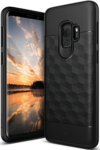 Caseology GALAXY S9 Case, Case Technology [Parallax Series] variations, czarny CO-GS9-ARM-BKBK-N