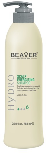 Beaver PROFESIONAL HYDRO SCALP ENERGIZING SZAMPON PRZECIW WYPADANIU WŁOSÓW 768ML BEA000017