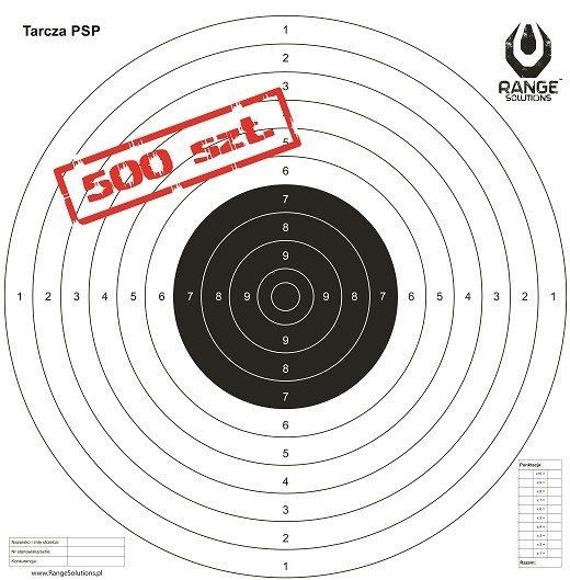 Tarcze Strzeleckie Range Solutions TS-2 PSP - 500 szt. (RAN-31-027675) G RAN-31-027675