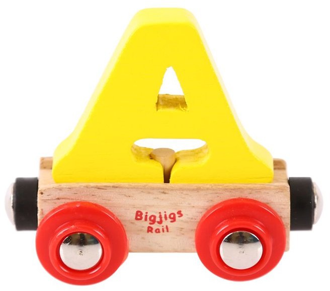 Bigjigs Toys Wagonik literka A