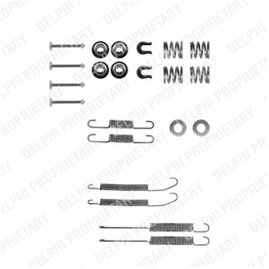 DELPHI Zestaw dodatków, szczęki hamulcowe LY1199