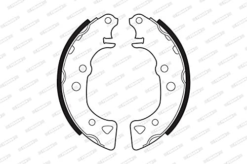 FERODO FSB232 Premium zestaw szczęk hamulcowych FSB232