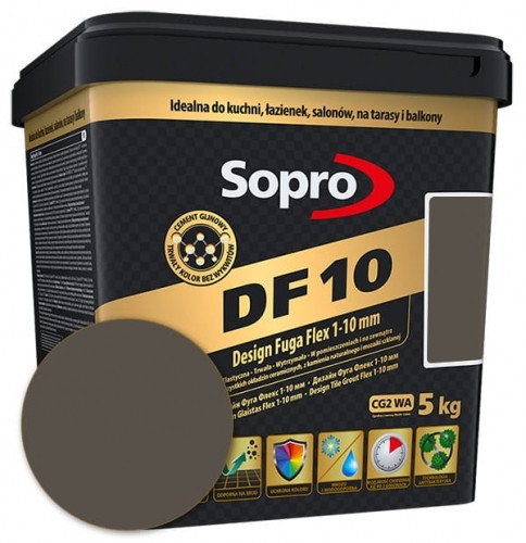 Sopro Fuga elastyczna DF 10 heban (62) 5 kg
