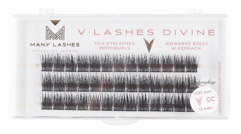 Many Beauty MANY BEAUTY - V Lashes Divine Silk Individuals 0.10mm CC - 13mm