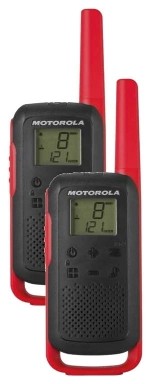 Motorola T62 PMR 446 KRÃ“TKOFALÃ“WKI CZERWOWE-CZARNE