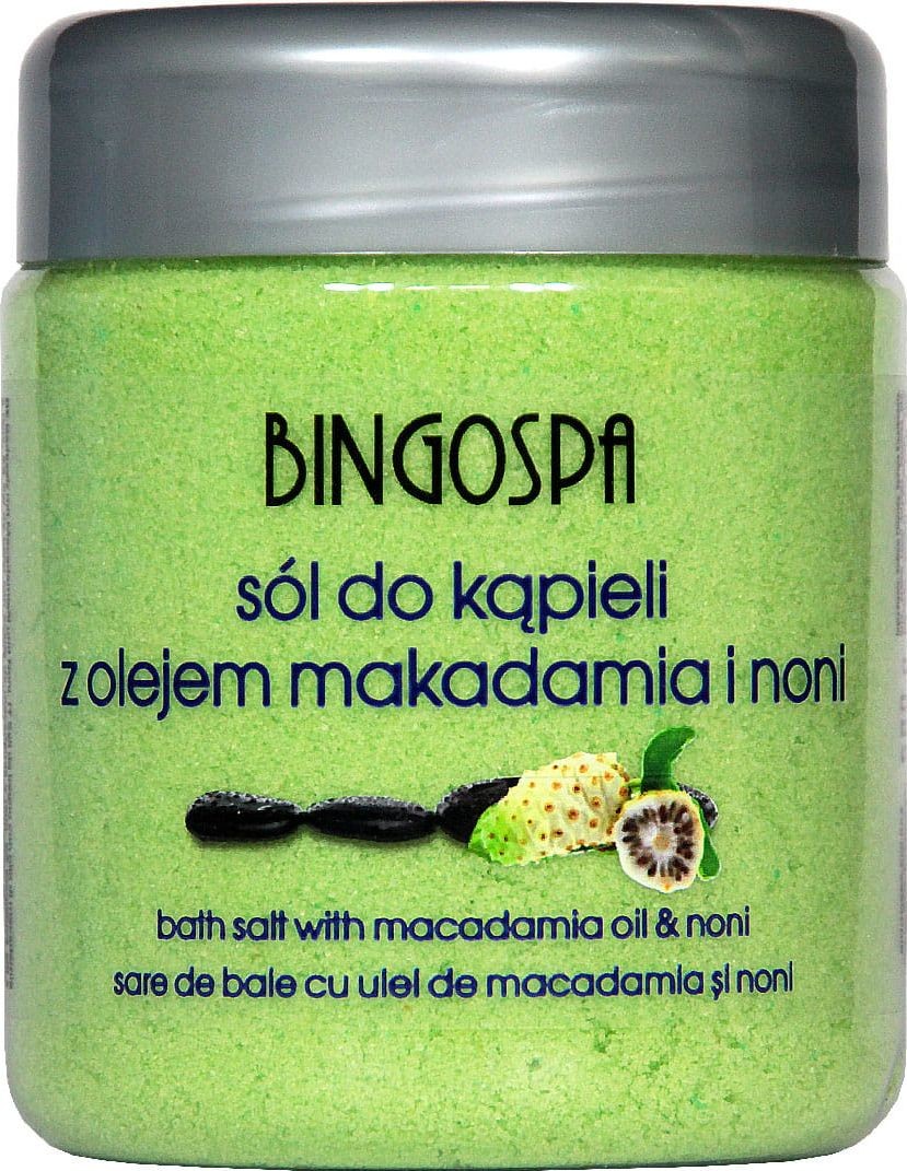 BingoSpa Sól do kąpieli z olejem makadamia i noni 580g 372