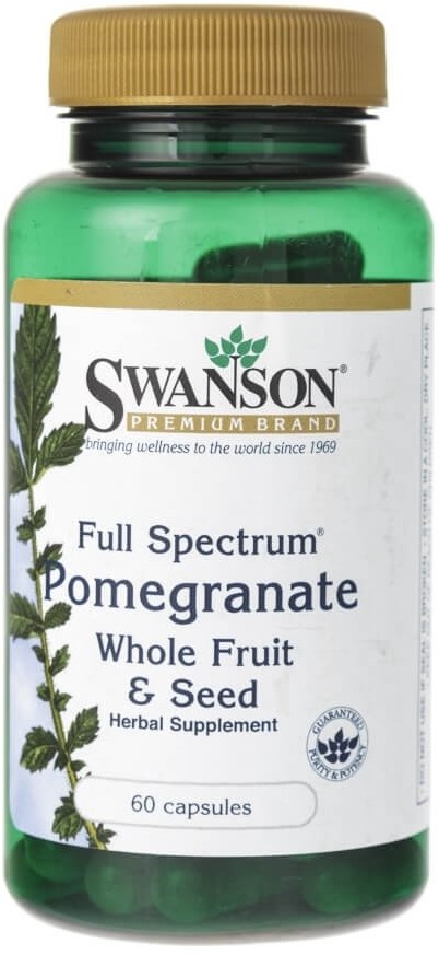 SWANSON Pomegranate (Granat) 500 mg - 60 kapsułek