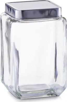 Zeller Szklany pojemnik z stalową pokrywką 1500ml 19908