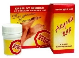 TWINS Tek (Rosja) Tłuszcz rekina z liściem laurowy na haluksy 20 ml TT000306