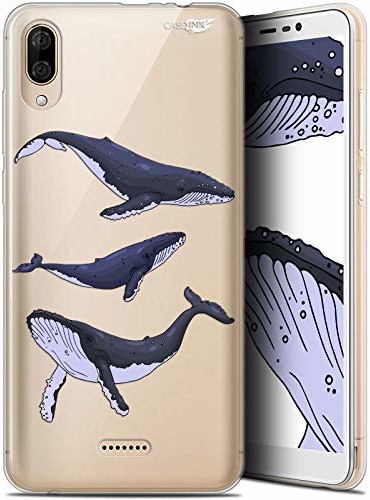 Wiko Caseink Etui ochronne do Y80, ultracienkie, motyw: Die 3 Wale CRYSPRNTY803WHALES