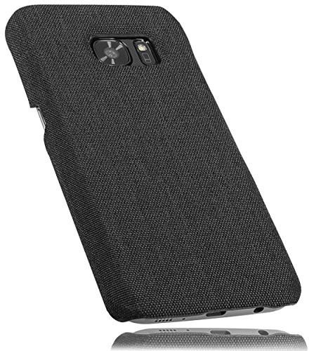 mumbi Fineline pokrowiec ochronny do Samsung Galaxy S7 etui (twarda strona tylna) w tekstylnym-Look 26347