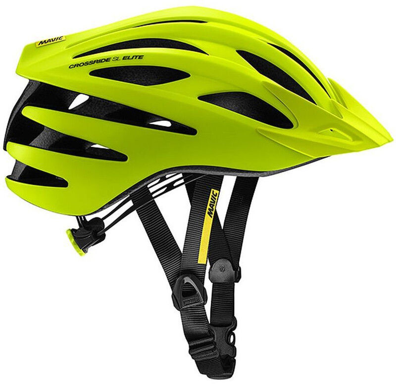 MAVIC Crossride SL Elite Kask rowerowy Mężczyźni, safety yellow/black L 57-61cm 2020 Kaski MTB L40694600-safety yellow-L