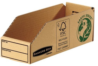 Bankers Box 07352EU pudło do przechowywania (ze 100% karton z recyklingu, opakowanie  lat) Brązowy 0735301