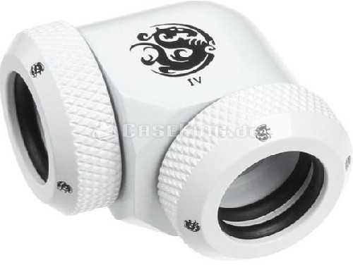 Bitspower Adapter 90 stopni 12mm white