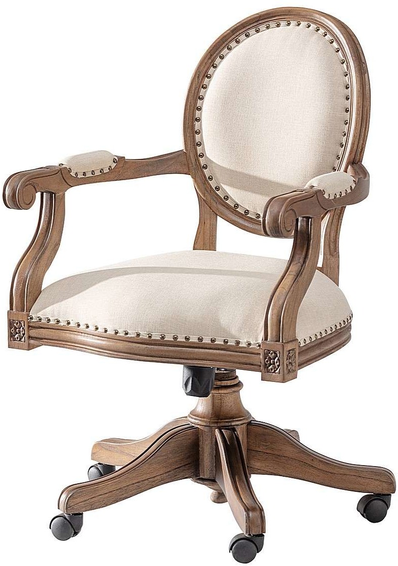 Dekoria pl pl Fotel obrotowy Cristiano 55 x 55 x 100 cm 006-994