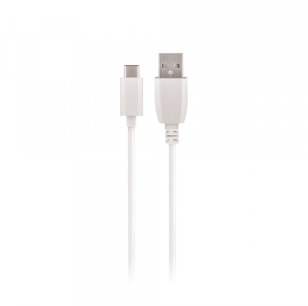 Kabel Maxlife (USB - USB-C) (1 m) 1A biały