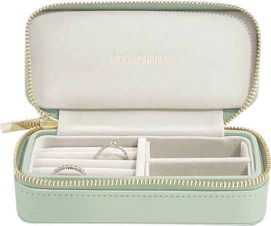 Stackers Pudełko podróżne na biżuterię Stackers Travel classic zieleń szałwiowa 74529