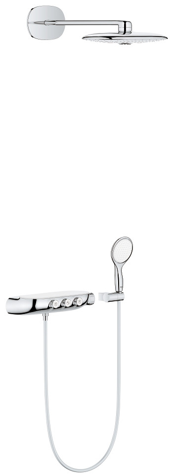 Grohe podtynkowy zestaw prysznicowy z termostatem, biały Rainshower System SmartControl 360 DUO 26443LS0 26443LS0