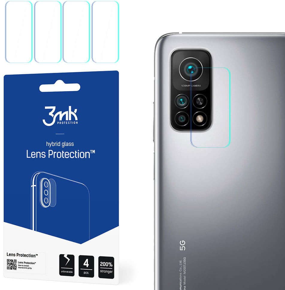 3MK Szkło x4 na kamerę obiektyw Lens Protection do Xiaomi Mi 11T Mi 11T Pro 12069X10