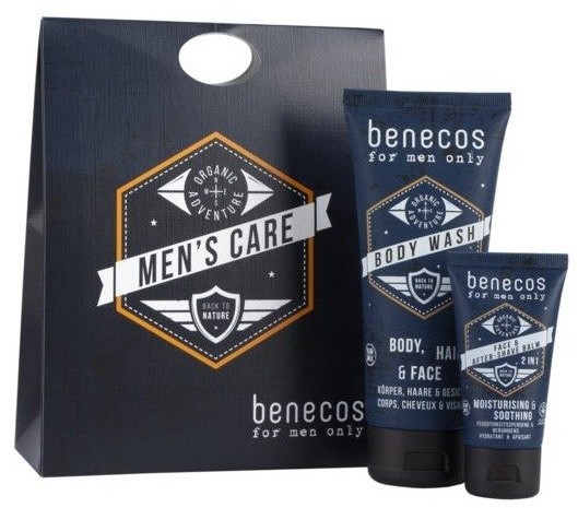 BENECOS Zestaw prezentowy FOR MEN ONLY: Żel pod prysznic + Balsam po goleniu 122 94427
