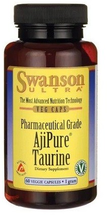 SWANSON AjiPure Taurine (Tauryna) 1000mg 60 kaps. SW508