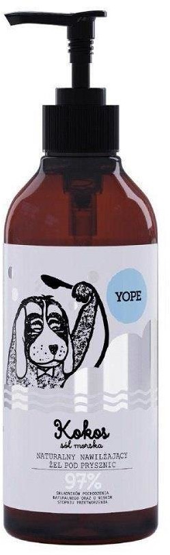 YOPE Naturalny nawilżający żel pod prysznic Kokos i Sól Morska 400ml 96541-uniw