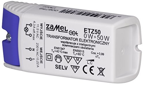 Ledix elektroniczny transformator 12 V 50 W, 1 sztuki, EMU-50