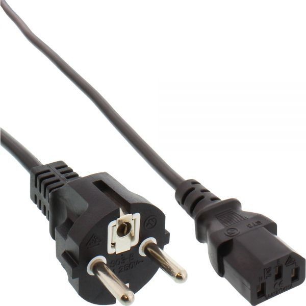 InLine Kabel zasilający German 3 Pin IEC C13 H05VV-F 16651