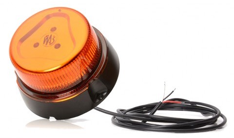 WAŚ Lampa LED ostrzegawcza żółta kogut 12V-24V 866.4 was866.4