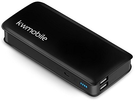 Apple kwmobile kwmobile do ładowarki zewnętrzny backup Universal Power Bank 11000 mAh do iPhone/iPod Touch, wszystkie telefony z elastycznym mikrofonem lub mini USB 21182.4