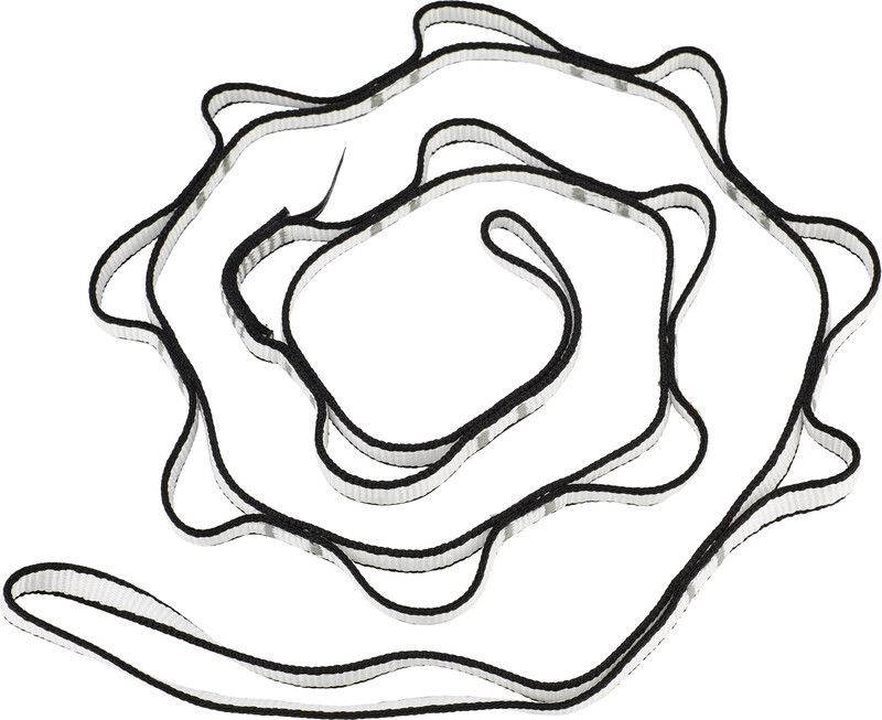 Black Diamond Dynex Daisy Łańcuch 140cm / 12mm, black 2021 Drabinki linowe BD390028BLAKALL1