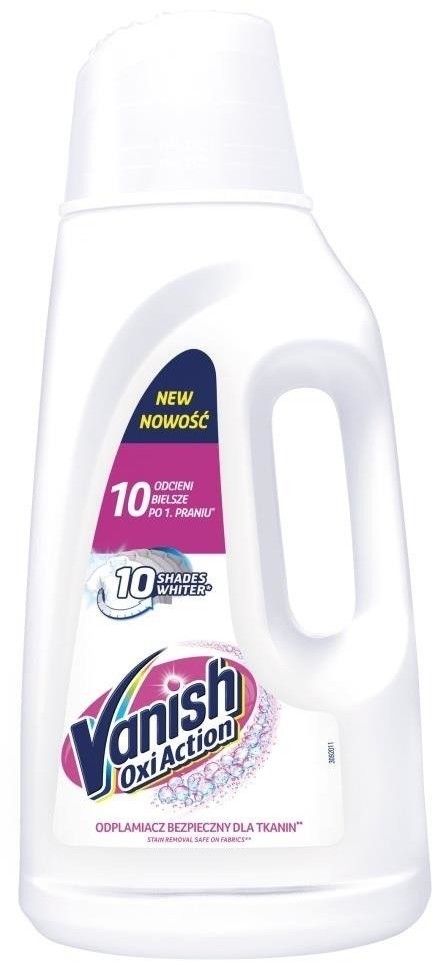 Vanish Oxi Action odplamiacz do białych tkanin w płynie 2l 79498-uniw