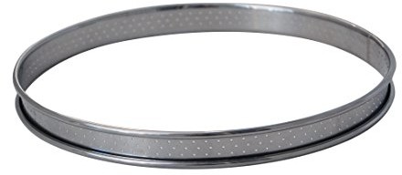 De Buyer Tort 3093.22 pierścienie, ze stali nierdzewnej, srebrny, 22,5 x 22,5 x 2 cm 3093.22