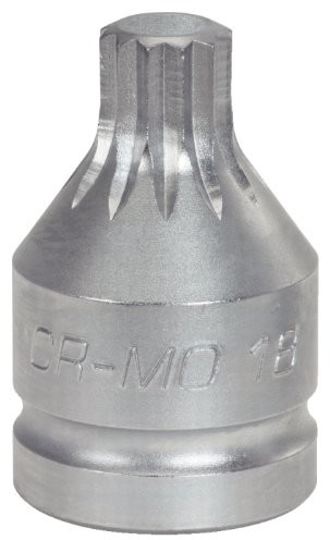 KS Tools 515.0013 3/4 cala bit-klucz nasadowy siły do śrub wielozębowa (XZN), krótkie, M18 515.0013