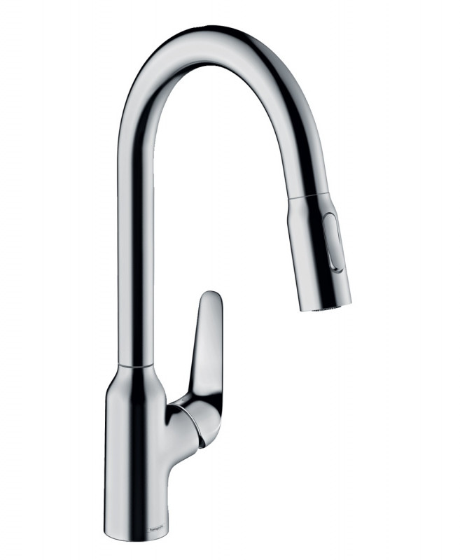 Hansgrohe Focus M42 Bateria kuchenna z wyciąganą wylewką sBox chrom 71820000