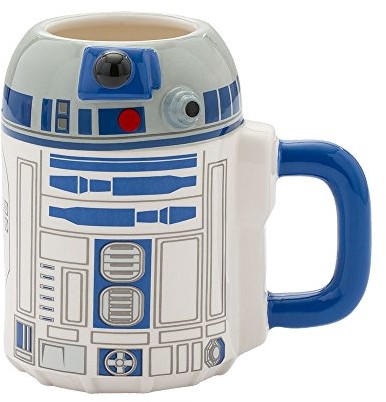 Vandor Star Wars R2D2 20oz Ceramic sculp TED Mug Standard 99401