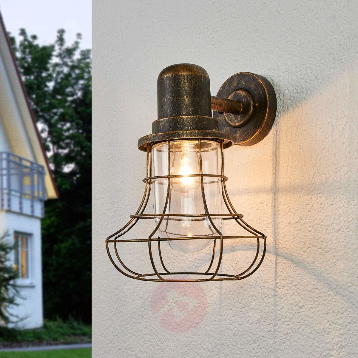 Lutec BIRD Lampa ścienna Brązowy, Złoty, 1-punktowy (1901 BG)