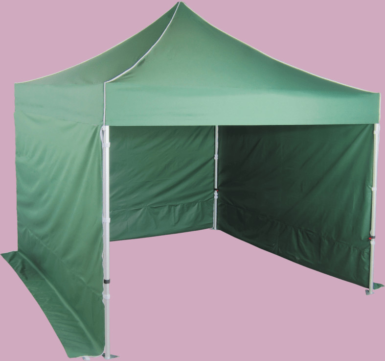 Opinie o Namiot ekspresowy 3x3m o konstrukcji aluminiowej z profilu sześciokątnego, Zielony