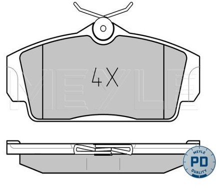 Wulf Gaertner Autoparts Zestaw klocków hamulcowych, hamulce tarczowe Wulf Gaertner Autoparts 025 234 6316/PD