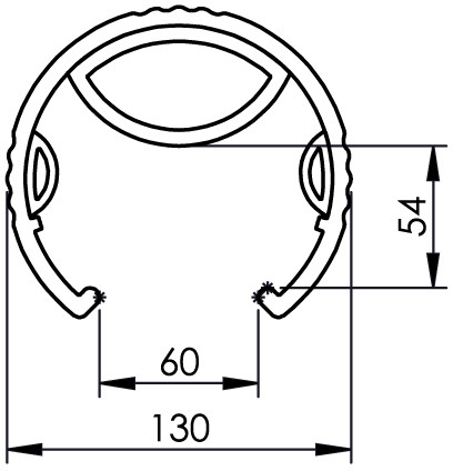 Tensator Osłona elastyczna nogi regału - Rack protector M