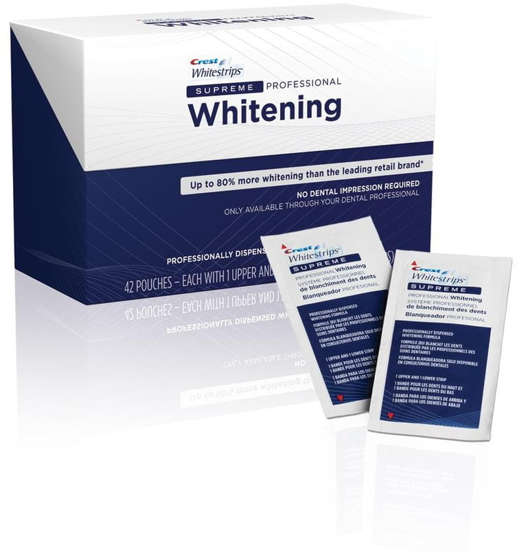 Crest Paski wybielające CREST SUPREME Whitening (2 (1 saszetka))