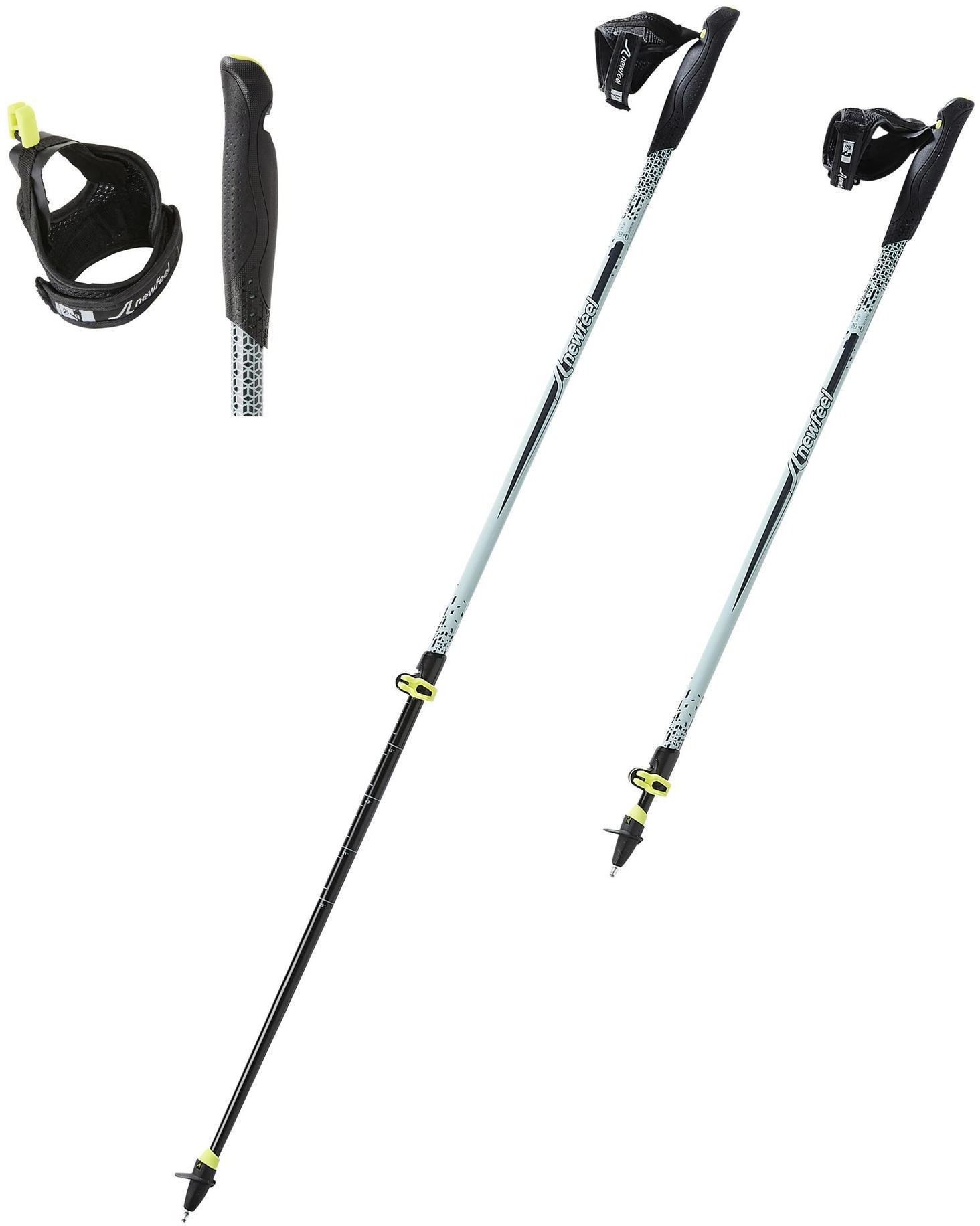 NEWFEEL Kijki teleskopowe do nordic walking NW P120 czarno-szarozielone unisex