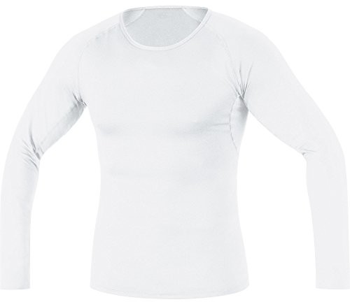 Gore Wear męska Gore M Base Layer Thermo koszulka z długim rękawem, biały, xl -0100-X-Large100318010006-0100