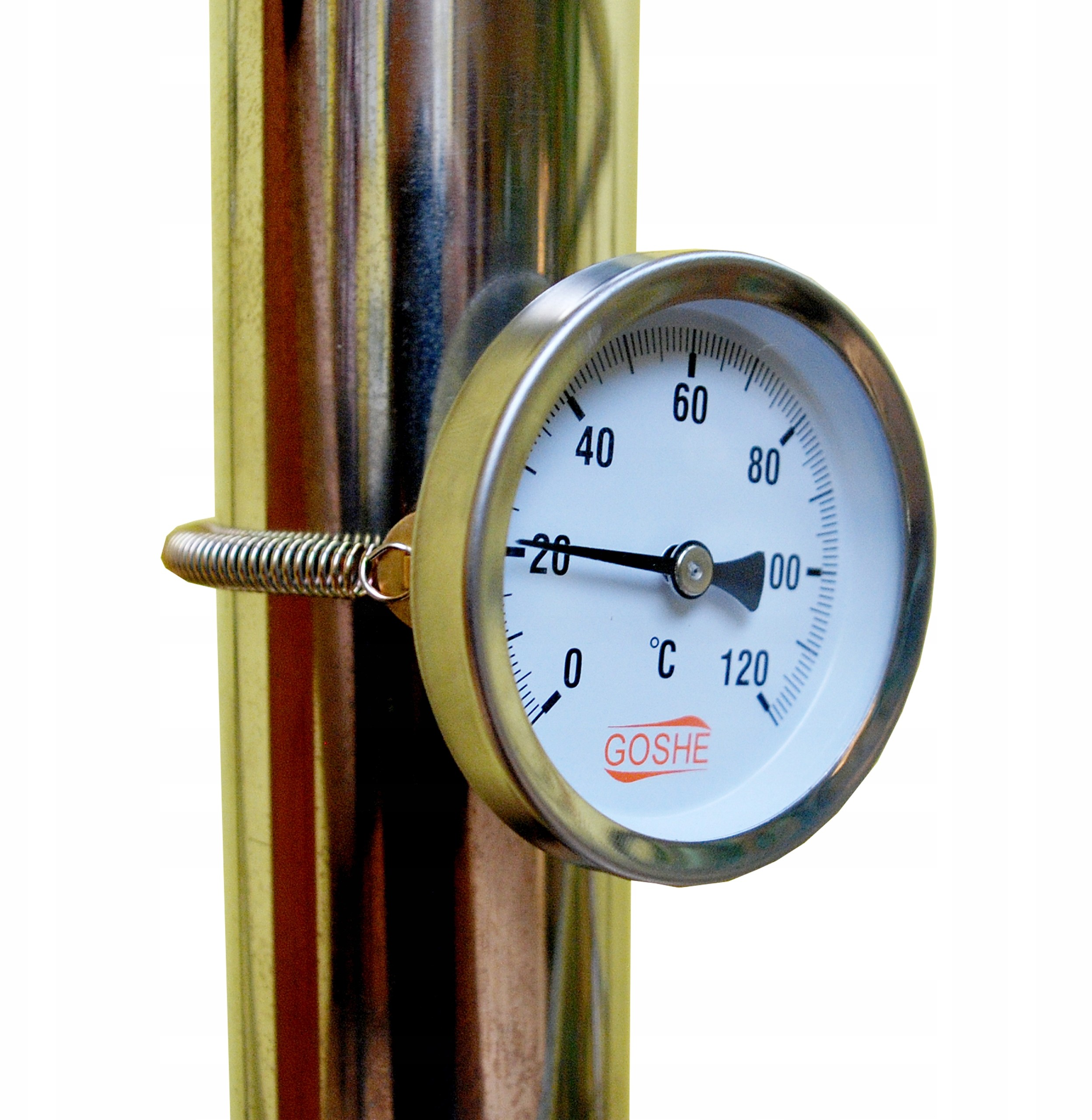 Termometr tarczowy okrągły opaskowy przylgowy TB63