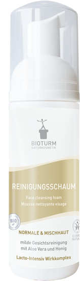 BIOTURM Pianka do mycia twarzy Nr 125 z aloesem i miodem BIOT 628
