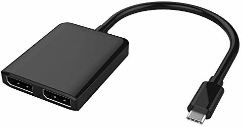 PremiumCord Premium Cord MST Adapter USB3.1 typ C - 2X DisplayPort, zaawansowane + funkcja lustra, 4K * 2K @ 30Hz ku31dp04
