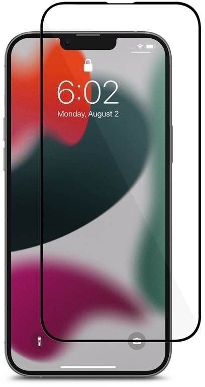Moshi AirFoil Pro - Elastyczne szkło hybrydowe iPhone 13 Pro Max (czarna ramka) 99MO044919